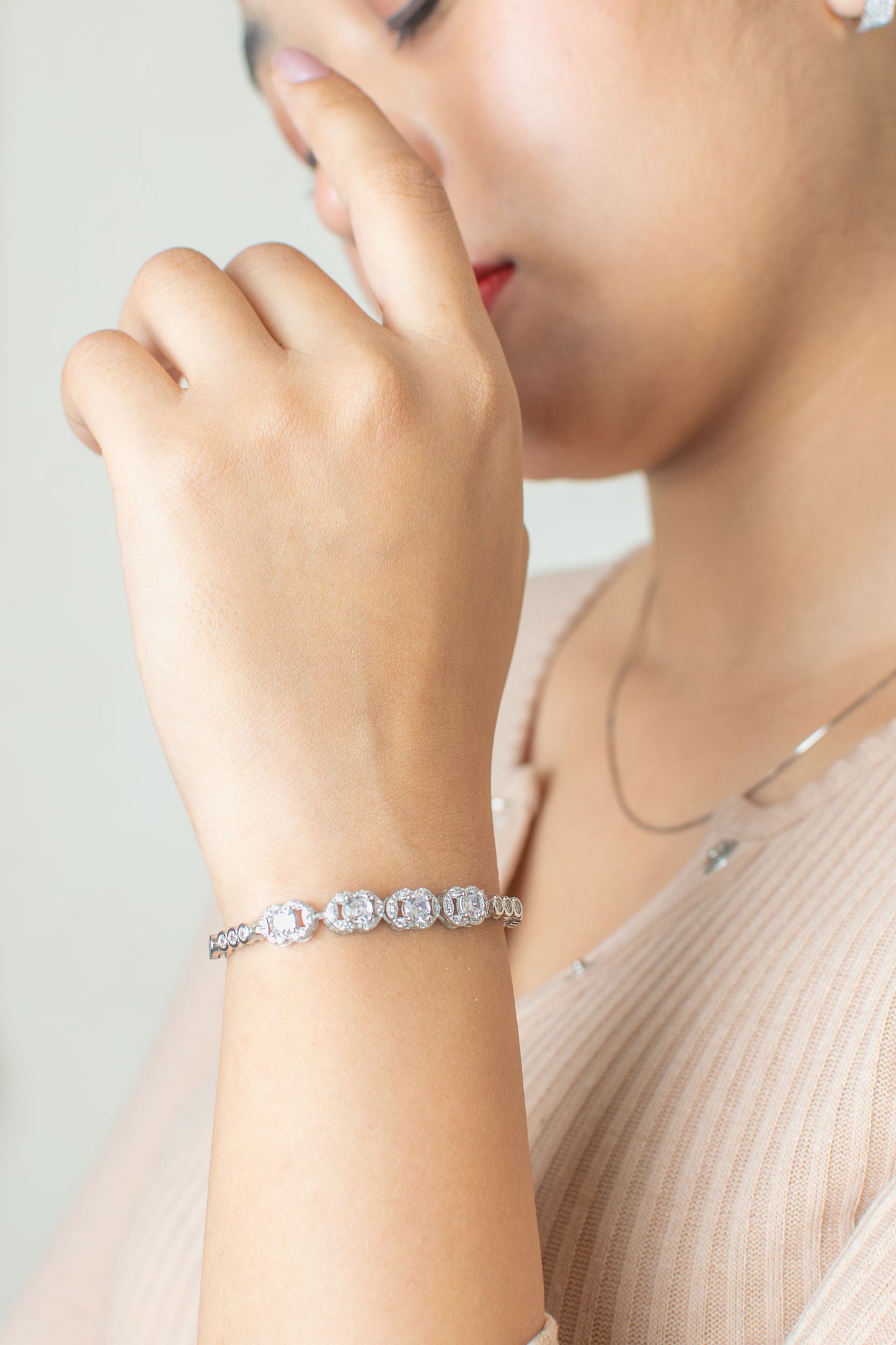 Sparkling Silver Bracelet